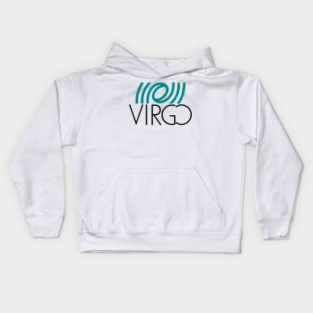 Virgo Logo Kids Hoodie by Spacestuffplus